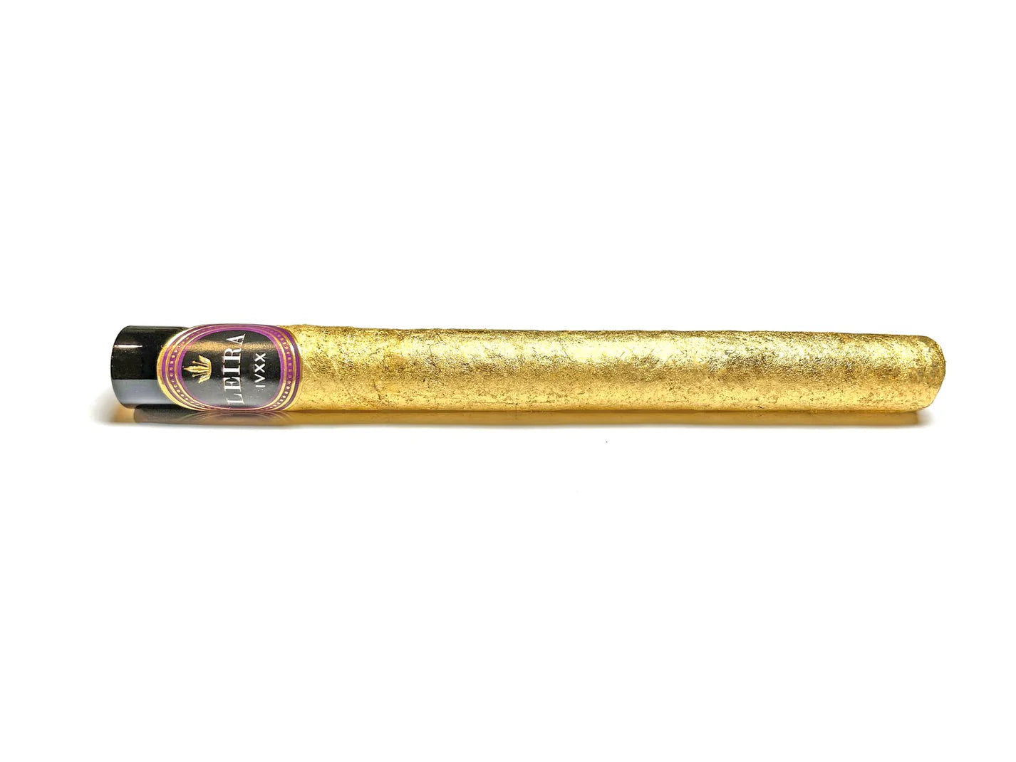24K Cannagar by Leira – gold-wrapped THCA cannagar crafted for high-end cannabis connoisseurs