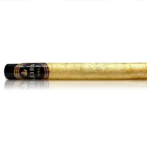 24K Cannarillo by Leira – gold-wrapped THCA cigarillo crafted for high-end cannabis connoisseurs
