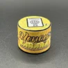 Honey Banana hash rosin container, from front