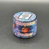Moroccan Peaches hash rosin container, from front