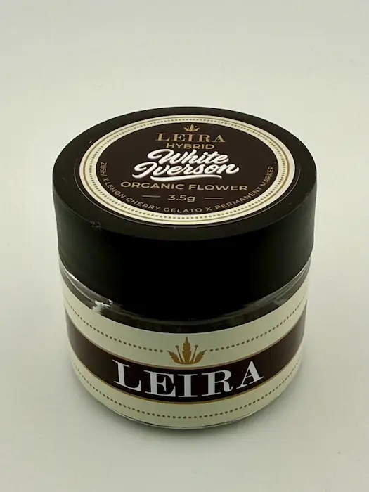 White Iverson Organic THCA Flower White Iverson Organic THCA Flower Jar (3.5g) -top