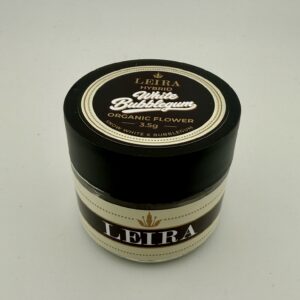 White Bubblegum Organic THCA Flower Jar (3.5g) - top