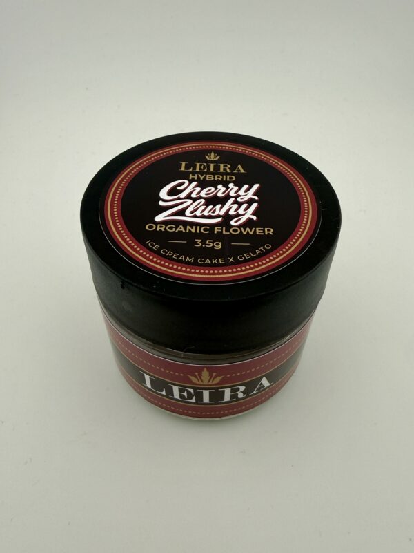 Cherry Zlushy Organic THCA Flower Cherry Zlushy Organic THCA Flower Jar (3.5g) - top